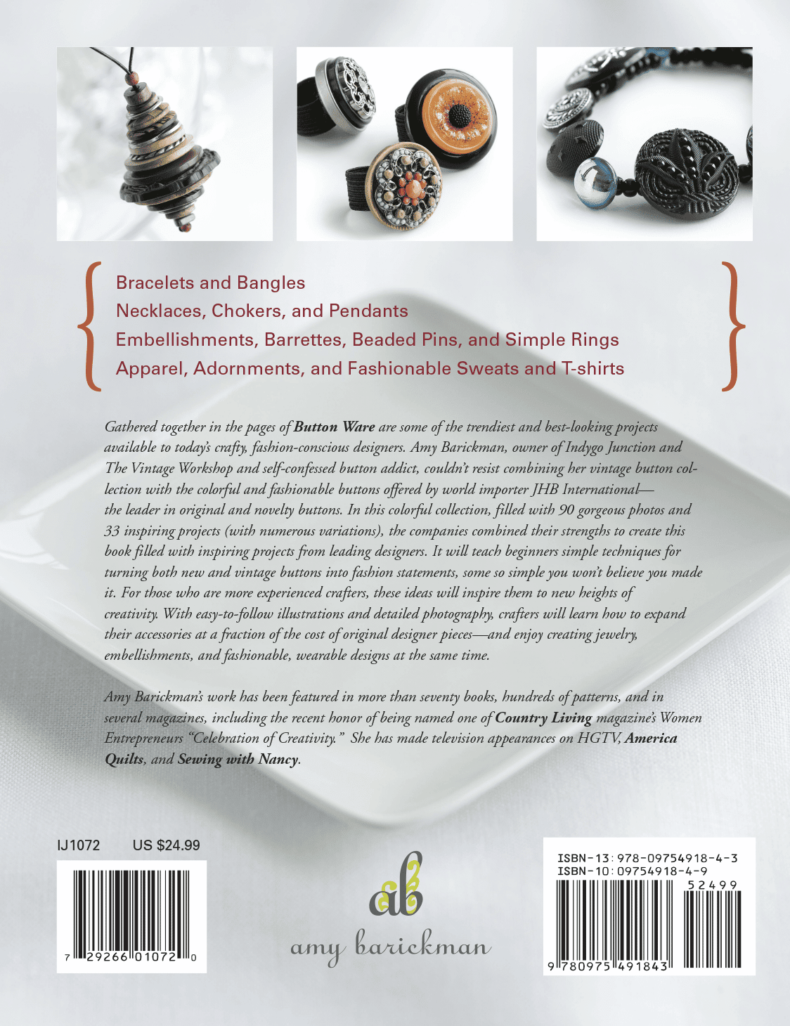 Button Ware eBook by Amy Barickman