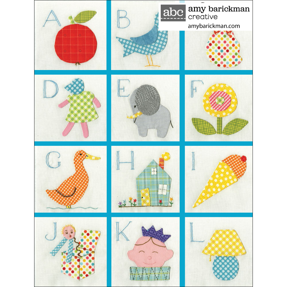 Alphabet Appliqué eBook by Amy Barickman