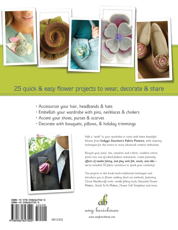 Fabric Flowers eBook by Amy Barickman