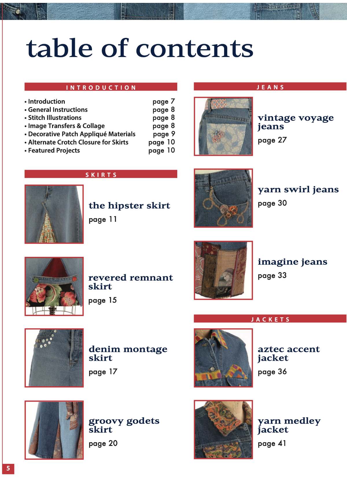 Denim Redesign eBook by Amy Barickman