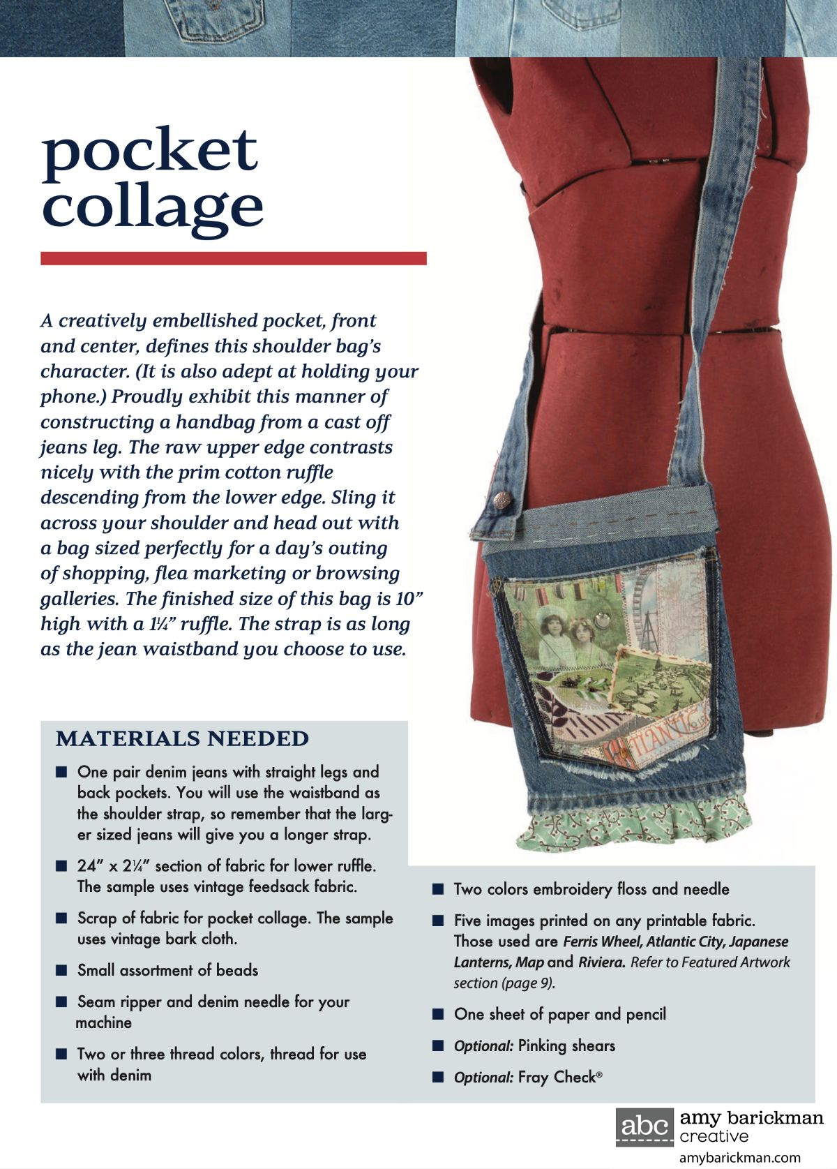 Denim Redesign eBook by Amy Barickman