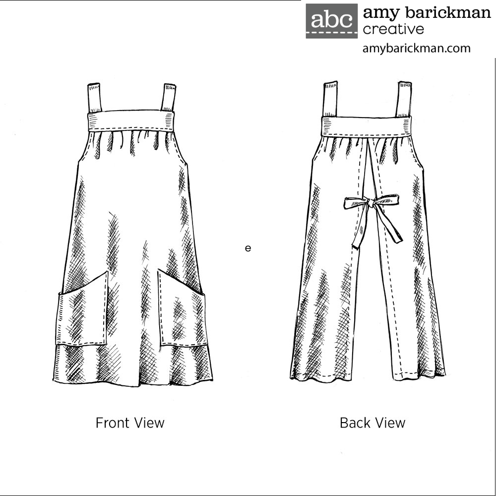 Pint-size Pinafore PDF Pattern