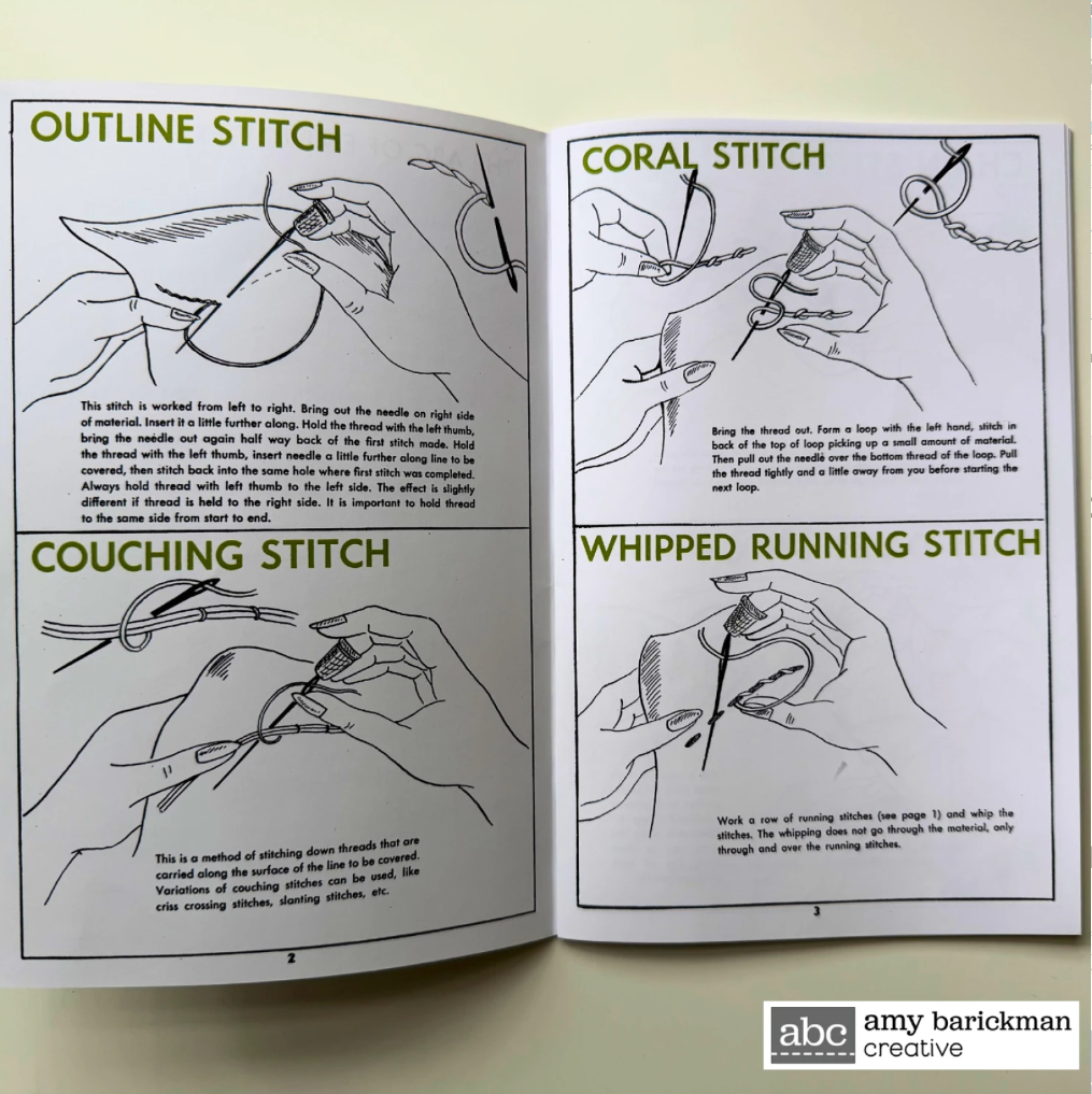 The ABC of Embroidery Stitches Guide